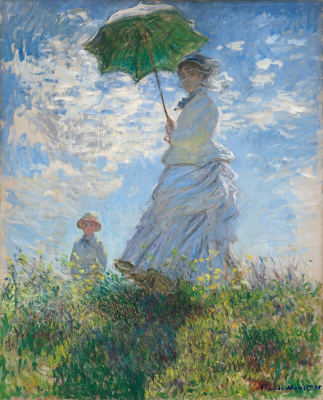 Monet’s Woman with a Parasol